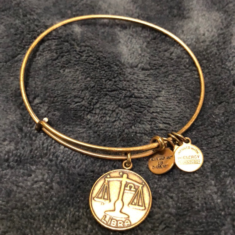 Alex and Ani brass gold bracelet